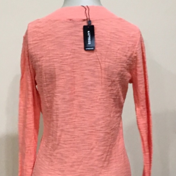 **NWOT Express V Neck Fitted Sweater - Picture 3 of 5